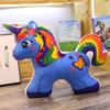 50cm Unicorn Themed Throw Pillow Rainbow Horse Soft Plush Toys Sofa Cushion Unicorn Birthday Gifts For Friends