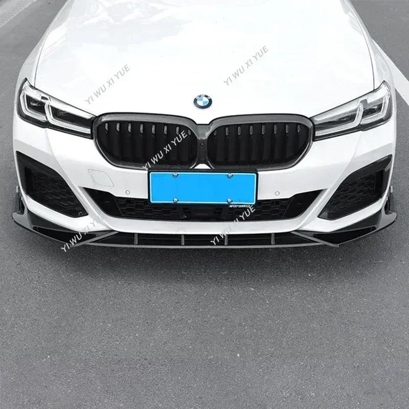For BMW G30 LCI M Sport 2021-2023 Ccar Front Bumper Lip Spoiler Splitter Diffuser 520i 530i 540i Bumper Guard Cover Body Kit