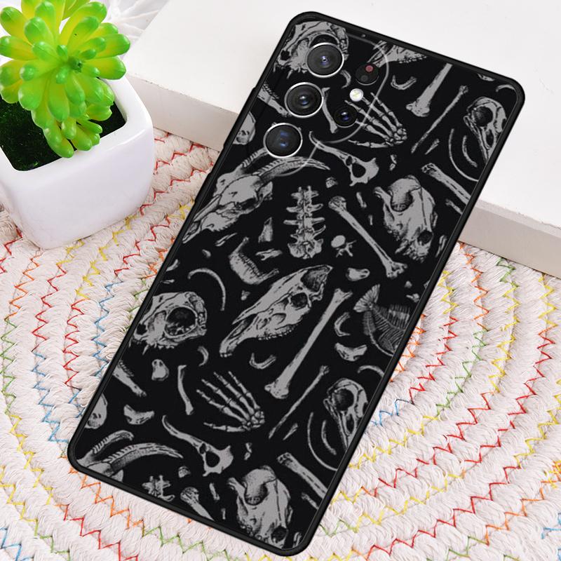Mudhorn Rhino Skull Silicone Phone Case For Samsung Galaxy note 10 pro S26 S25 S24 S23 S22 S21 Plus S25Ultra Capa Cover