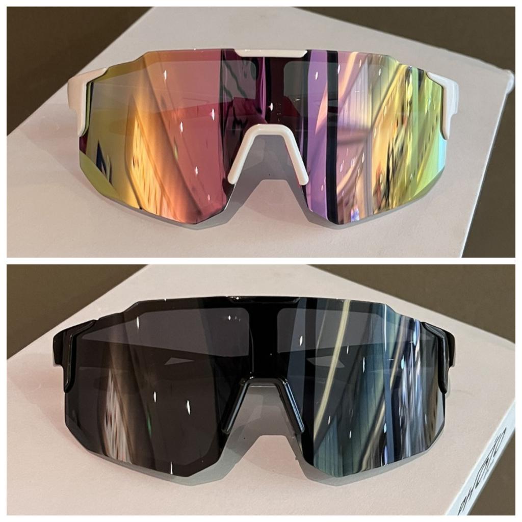 1/2PCS UV400 Hiking Cycling Glasses Large Frame Sunglasses for Fishing Driving Bike Bicycle Goggles