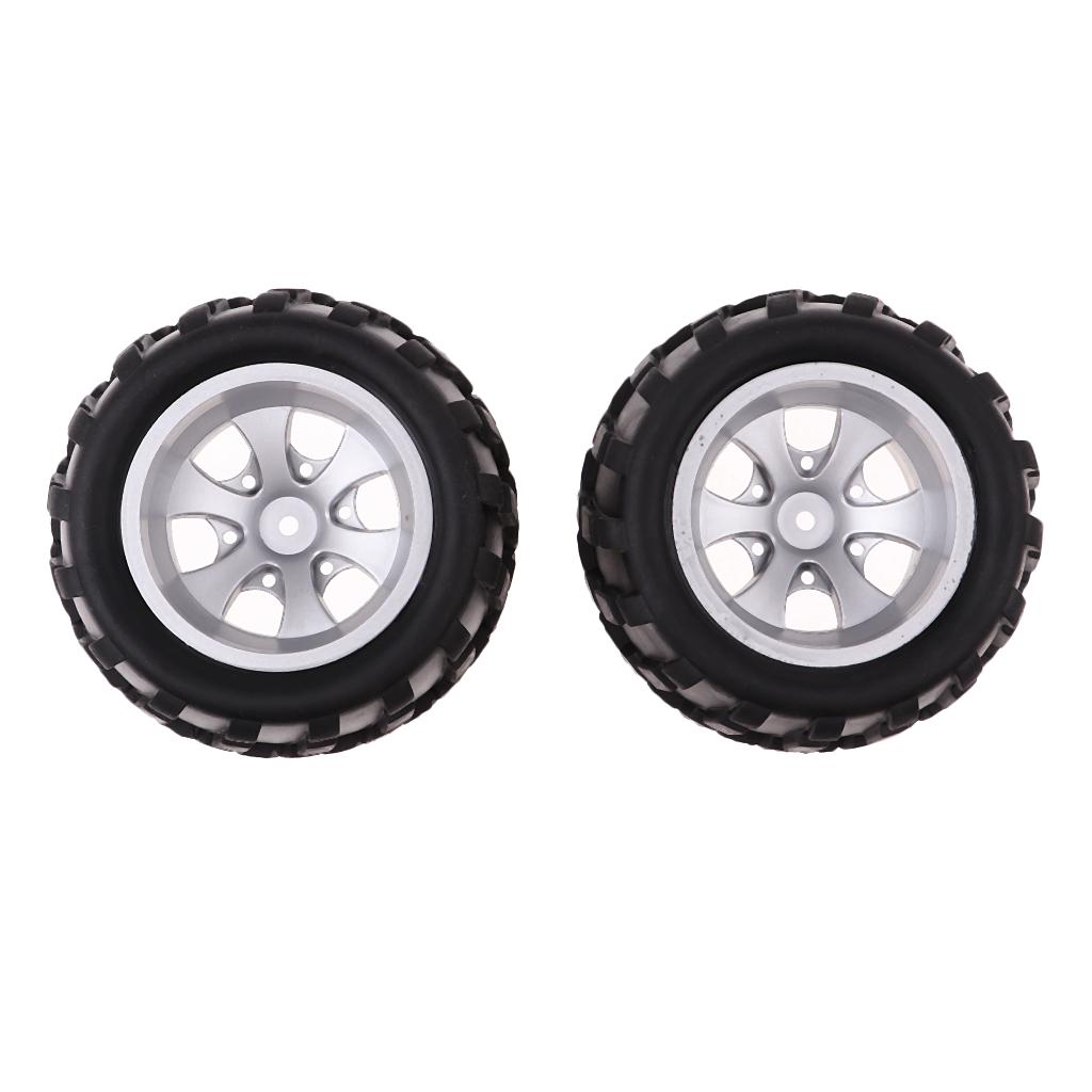 4pcs Black Rubber Tire Tyres for WLtoys A979 A979-B A979-A RC Car Spare Part