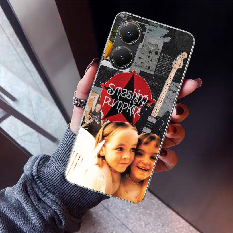 Rock The Smashing Pumpkins Phone Case For Xiaomi Poco X7 X6 X5 Pro F7 Ultra Redmi 15C 15 13 13C 12 12C 10 10A 10C 9 9A 9C 9T She