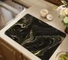 Marble Pattern Kitchen Drying Mat 40x50CM Water Absorbent Non Slip Dish Drying Pad Durable Surface Protector for Countertops and Sinks