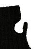Teulimingbeodeu Shoulder Cutouts Knit Set-Up Bolero&Sleeveless [ Black ]