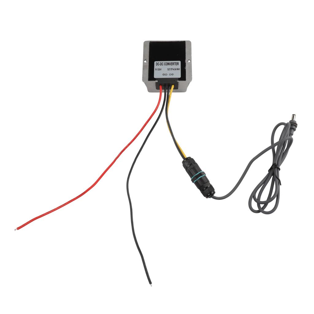 12V To 57V Power Adapter Mobile Internet 74*74*32mm Power Converter Quick-Install Design Rugged Weatherproof Design