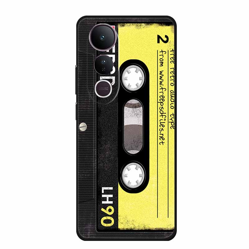 For Vivo V50 Lite 4G 5G Case V 50 lite Coque Popular Black Silicone Soft Back Cover For Vivo Y400 4G 5G Phone Case Cover Y 400