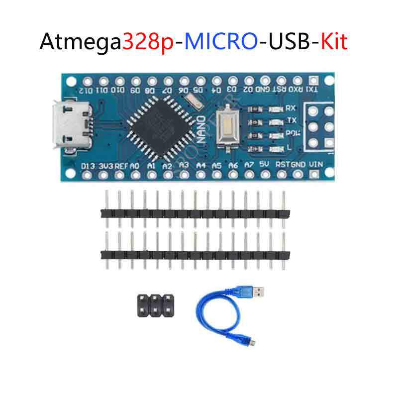 ATMEGA328P Nano-Entwicklungsboard mit Typ-C/Micro-USB für Arduino
