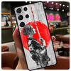 Red Sun Japanese Anime Phone Case For Samsung Galaxy S25 Ultra S21 S22 S23 S24 Ultra S9 S10 Plus S24 S25 FE Cover