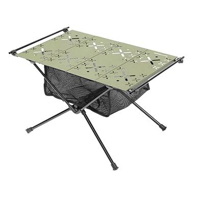 Mesa de camping al aire libre Mesa plegable ligera de aleación de aluminio Mesa de picnic portátil