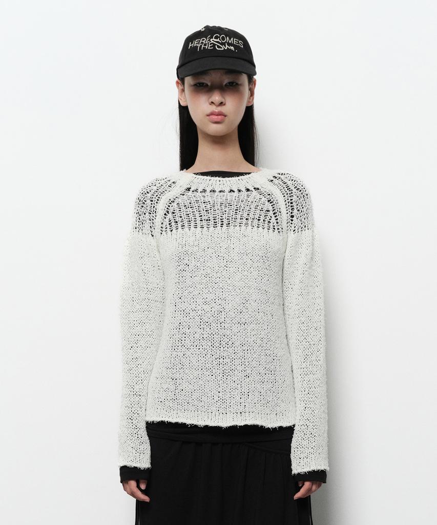Daiaegeuneol Netting Mixed Knit (Ivory)
