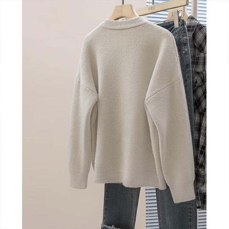 Women's Single-Breasted Knit Cardigan Sweater
