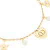Dior Exquisite And Modern Resin Pearl Bracelet Unisex Bracelet Gold B3045WOMRS_D301