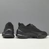 Raw black sneakers thick-soled heightening shoes trendy shoes summer hollow breathable casual shoes