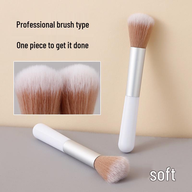 

Makeup Tools Set: Blush, Nose Shadow, Highlighter & Brightening Brushes - Individually Packaged белый