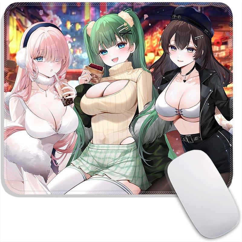 

Anime B_Brown Dust II Mouse Pad Small Gaming Mousepad Gamer Non-Slip Edge Standard MousePads PC Compact Stitched Office Mousemat 26x21cm