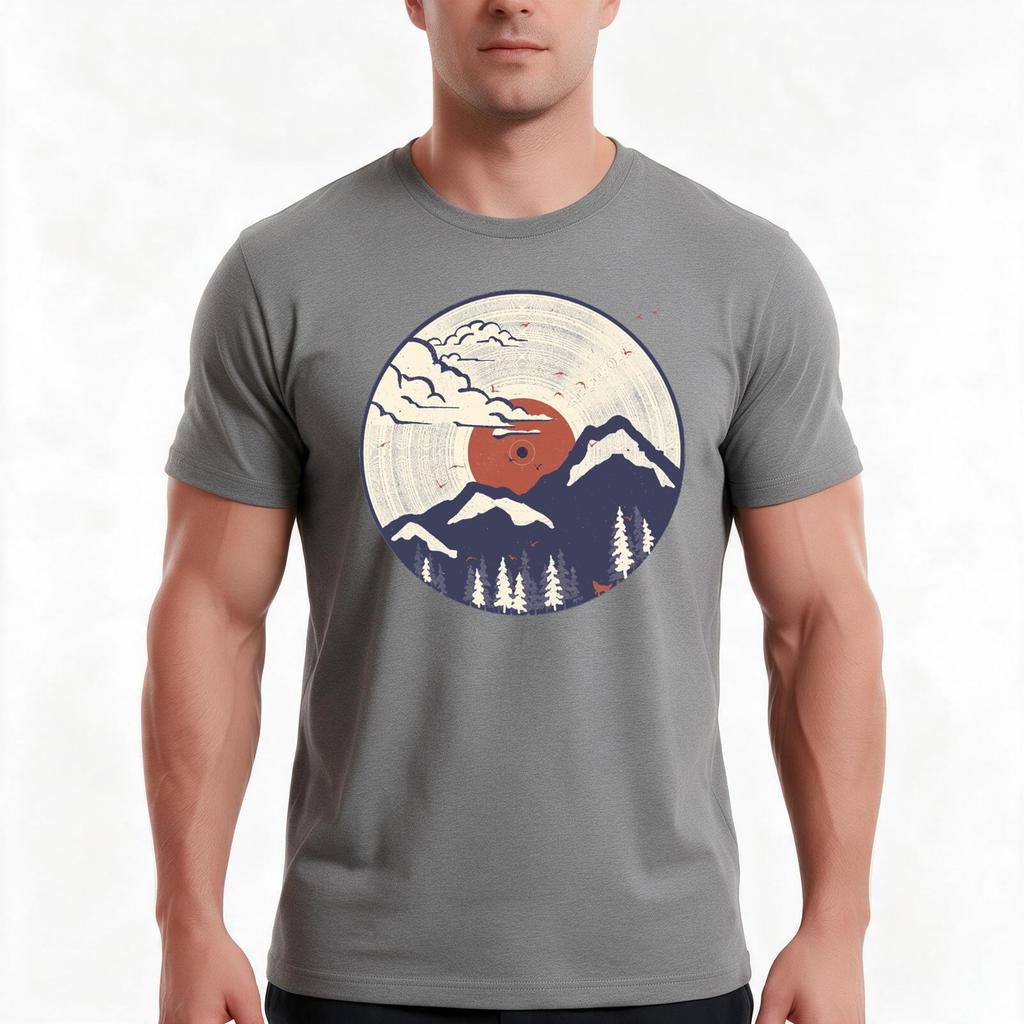 Mtn Pl TShirt Summer Casual Cotton Tee Unisex Unisex Unisex