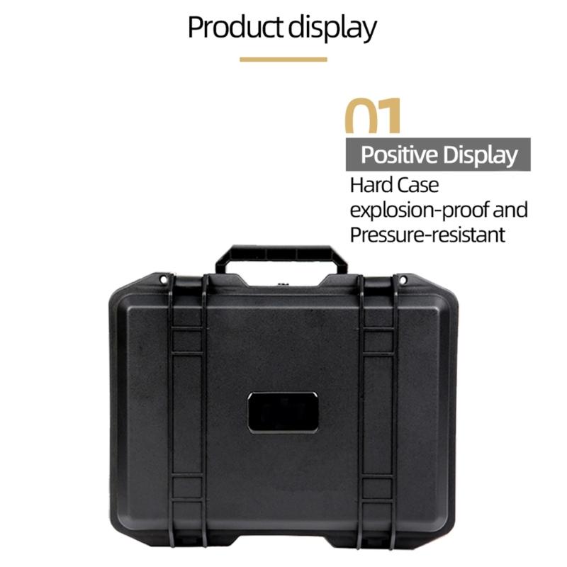 Waterproof and Dustproof Protective Case for Drones, Impact Resistant Material with Customized Compartments