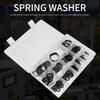ABYA 320Pcs Carbon Steel Compression Type Wavy Wave Crinkle Spring Three Wave Washers Assortment Kit