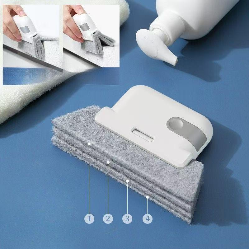 1Pcs Window Groove Cleaning Cloth Brush Slot Hand-held Door Gap Keyboard Kitchen Floor Gap Household Cleaning Tools
