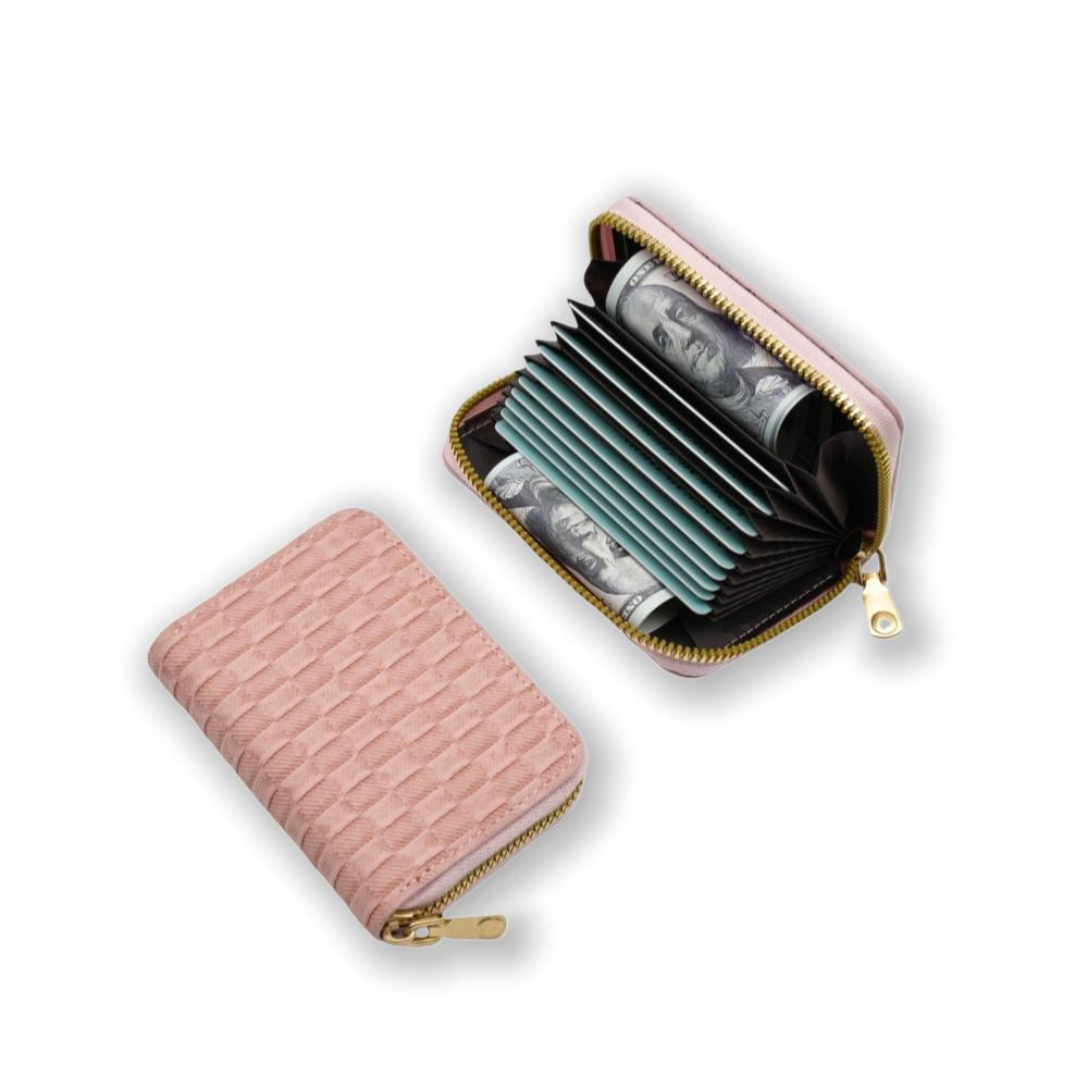 Exquisite Women's Slim Multi-Card Holder with Large Capacity for Driver's License and Cards