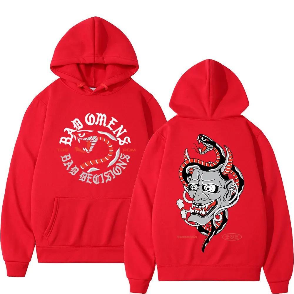 Bad Omens Band A Tour of The Concrete Jungle Hoodies Boys Harajuku Girls Pullover Fancy Music Gift Loose Sweatshirt