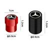 UKY5   Car Tire Valve Stems Cap Knurling Style Tire Valve Cap Tire Wheel Stem Air Valve Cap For Mercedes Benz W211 W204 W210 CLA GLA