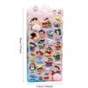 Kawaii Crayon Shin-Chan Soft Pinched 3D Puffy Buttocks Sticker Stress Relief Cute DIY Phone Case Laptop Decoration Sticker Gift