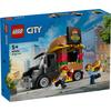 LEGO City Burger Truck Toy Present Birthday Block Educational Christmas Boys Girls Children 5 Years Old 6 Years Old 7 Years Old 8 Years Old Vehicle Ca
