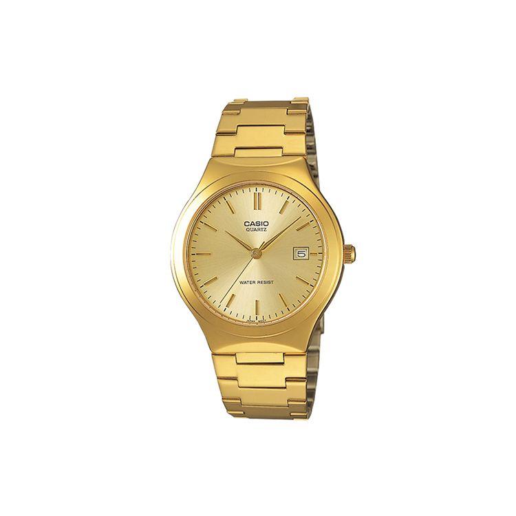 Casio Standard Series Retro Pointer Series Retro Fashion Business Trend Casual Date Display Quartz Movement Stainless Steel Strap MTP-1170N-9A Gold Dial