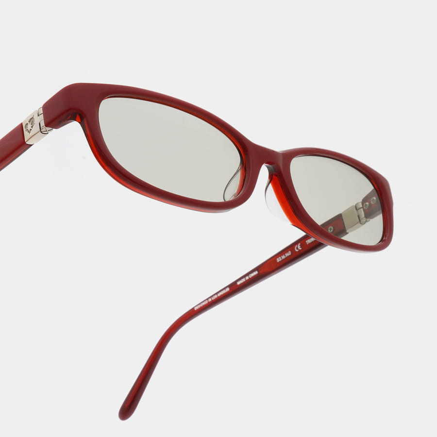 Bonikeullaideu Trinket Layered Red & Gray Lens
