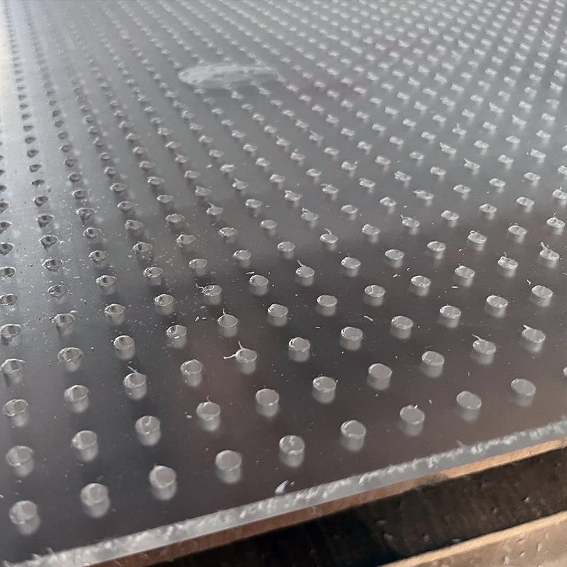 Transparent Acrylic Aquarium Lid with Hole-Patterned Mesh Support Board for Fish Tank and Balcony Mat