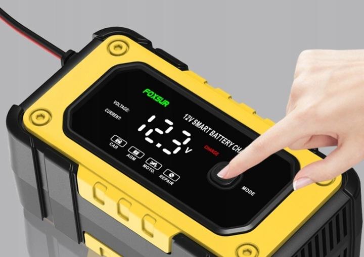 Prostownik Automatyczny Z Funkcją Naprawy Akumulatorów 12V 6A Automat