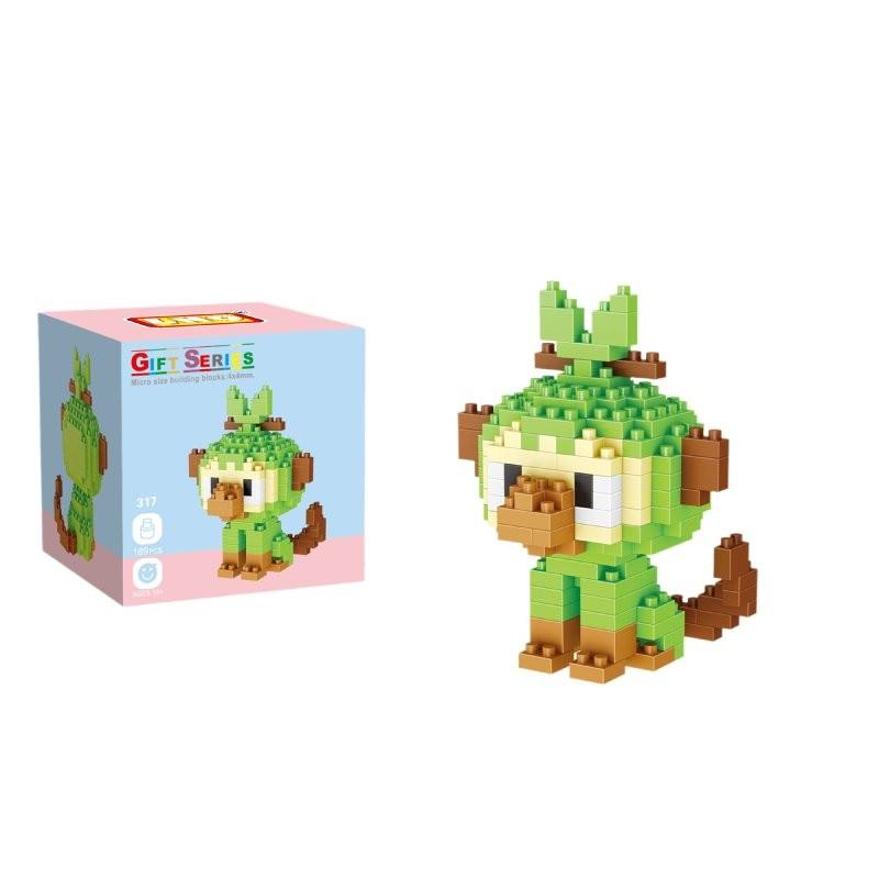 Building Character Assembling Blocks Toys Model Gift Decoration Tabletop