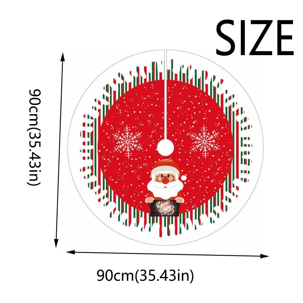 Creative Christmas Tree Apron Round Xmas Tree Skirt Christmas Base Cover  Tree Base Supplies