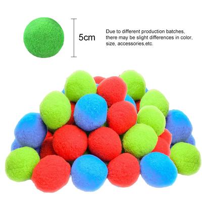 10~60pcs Swimming Pool Water Play Toys Cotton Ball Soft Children Outdoor Exercise Leisure Entertainment Group Activity Toy TMZ