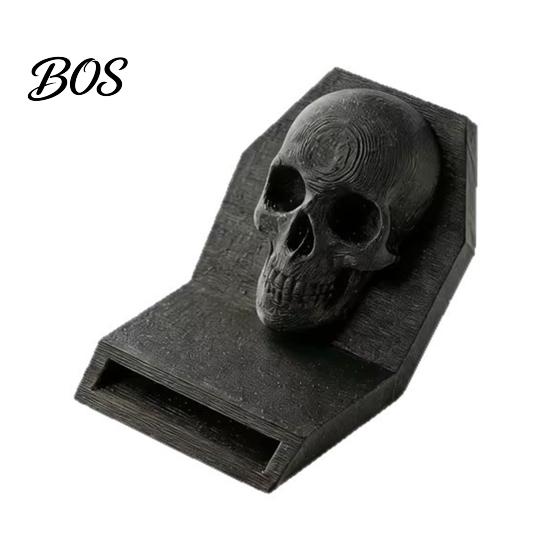 Dunkler Stil Küchenwerkzeug Gotischer Totenkopf Dosenöffner, 3D-gedrucktes Ziehlaschen-Werkzeug für Dosen, Trendiges Zubehör Geschenk für Freunde