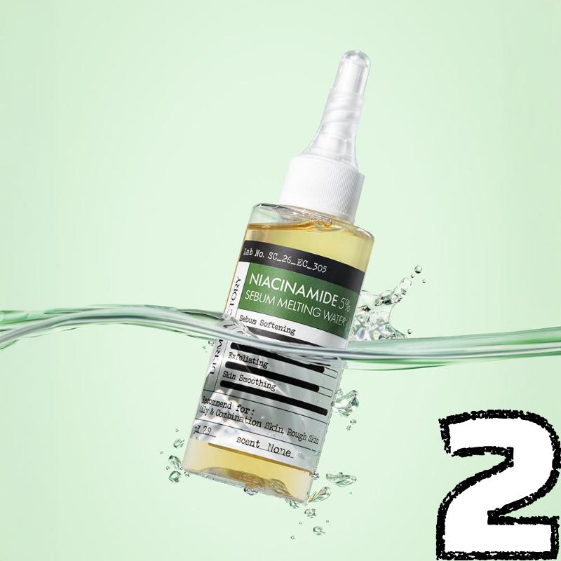 DERMA FACTORY Niacinamide 5% Sebum Melting Water 80ml/160ml