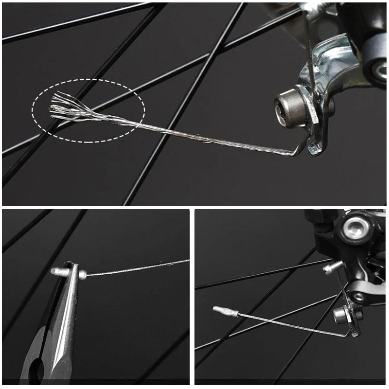Crimps Tips Cycling Parts 20Pcs Bike Cable End Fitting Aluminum Alloy Cable End Caps Bicycle Brake Derailleur Shifter Caps