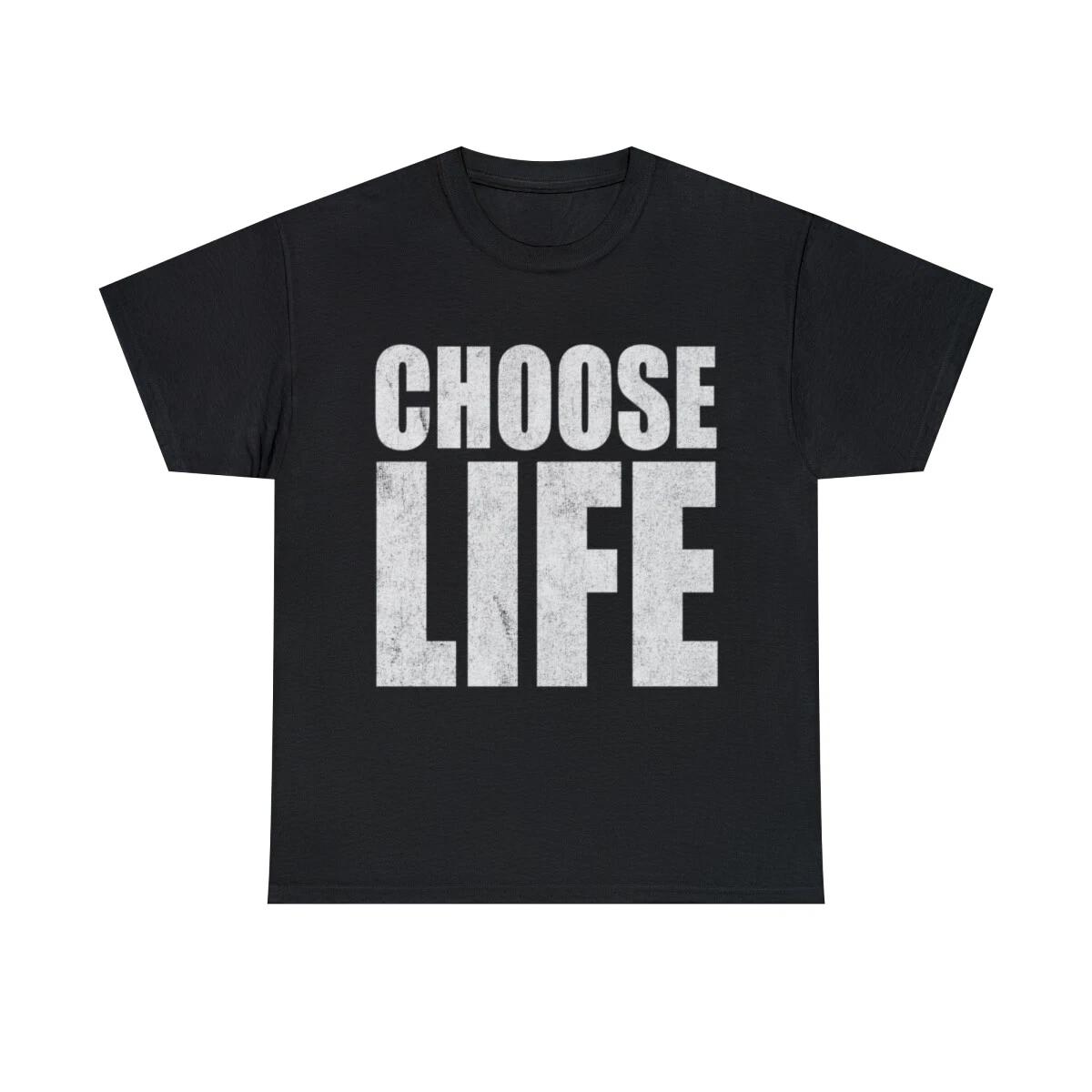 Choose Life Graphic Tee Shirt, S-5XL S