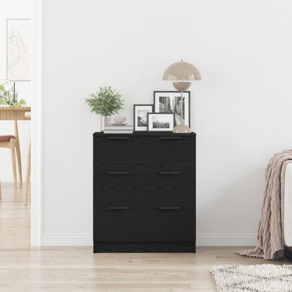 A Large Sideboard with Storage and Three Spacious Drawers, an Entryway Storage Cabinet, and a Bedside Table for the Bedroom, 60x30x70 Cm