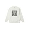 Vans X Hirono Collaboration Round Neck Drop Shoulder Simple Long Sleeve Sweatshirt Unisex Sweatshirt Off-White VN000KPJFS8