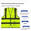 Comfortable Breathable Reflective Safety Vest for Municipal Construction & Sanitation Workers