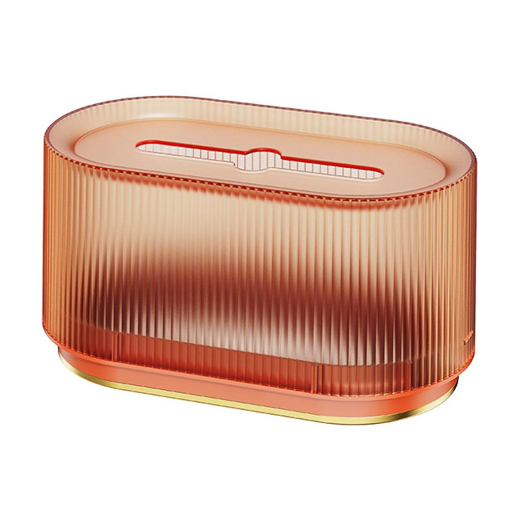 Simple Tissue Box Translucent Mask Storage Case Napkin Holder Container Large Capacity Wet Tissue Paper Dispenser Organizer