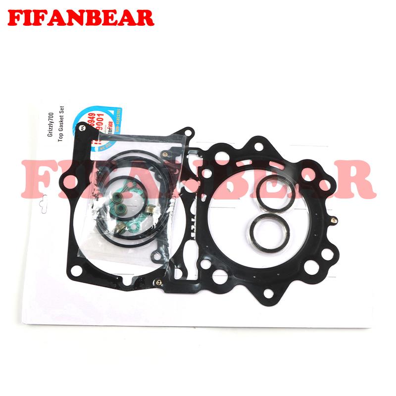 Full Engine Cylinder Head Gasket Set for Yamaha Grizzly 700 Rhino 700 Viking Kodiak 700 EPS 4WD SE 2007-2024 Motorcycle Parts