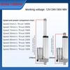 12V24V High Thrust Electric Push Rod Telescopic Rod Industrial Electric Lifting Rod DC Electric Motor Linear Actuator