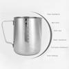304 Stainless Steel Coffee Latte Cup Stainless Steel Frothing Cup  Cappuccino Making