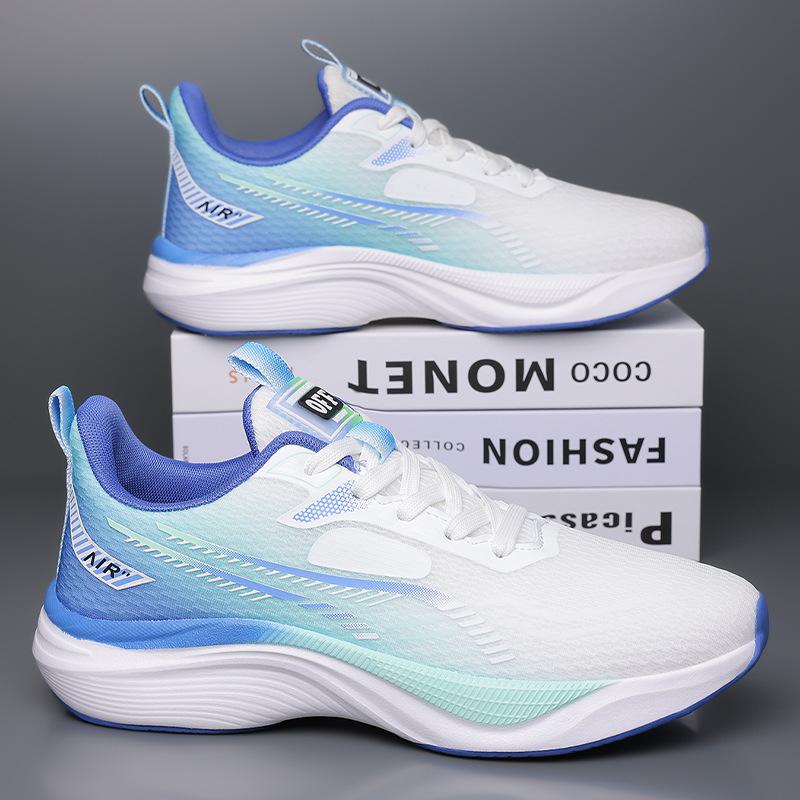 Men's Shoes Summer New Mesh Shoes Men's Breathable and Lightweight Thin Shock-absorbing Running Sports and Leisure Shoes