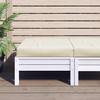 VidaXL Pallet Cushion, Waterproof Seat Pad, Garden Cushion, Outdoor Terrace Decoration, Cream 60x60x9.5 361794