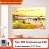 ZISIZ 1200W Infrared Wall Heater Painting