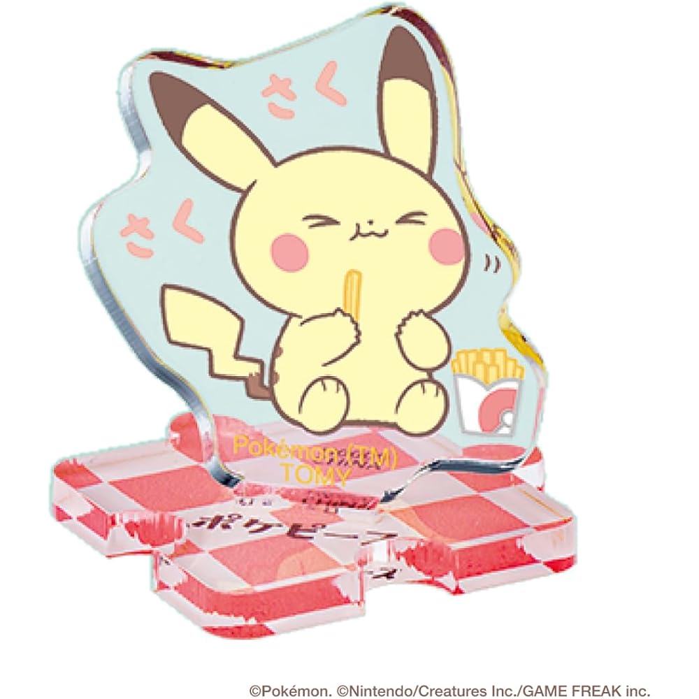 Takara Tomy Pokemon Pokepeace Acrylic Stand Diner Box Collectible Display Figure